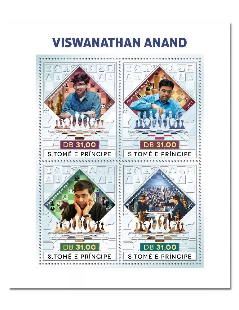 n° 8090/8093 - Timbre SAINT-THOMAS ET PRINCE Poste