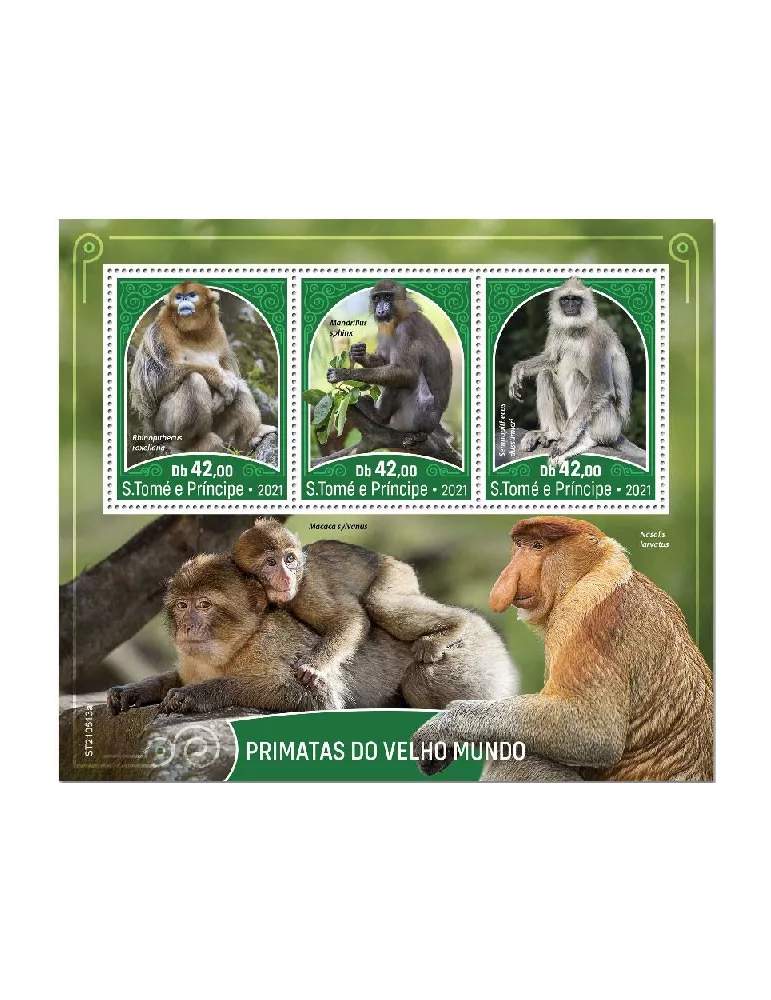 n° 8160/8162 - Timbre SAINT-THOMAS ET PRINCE Poste