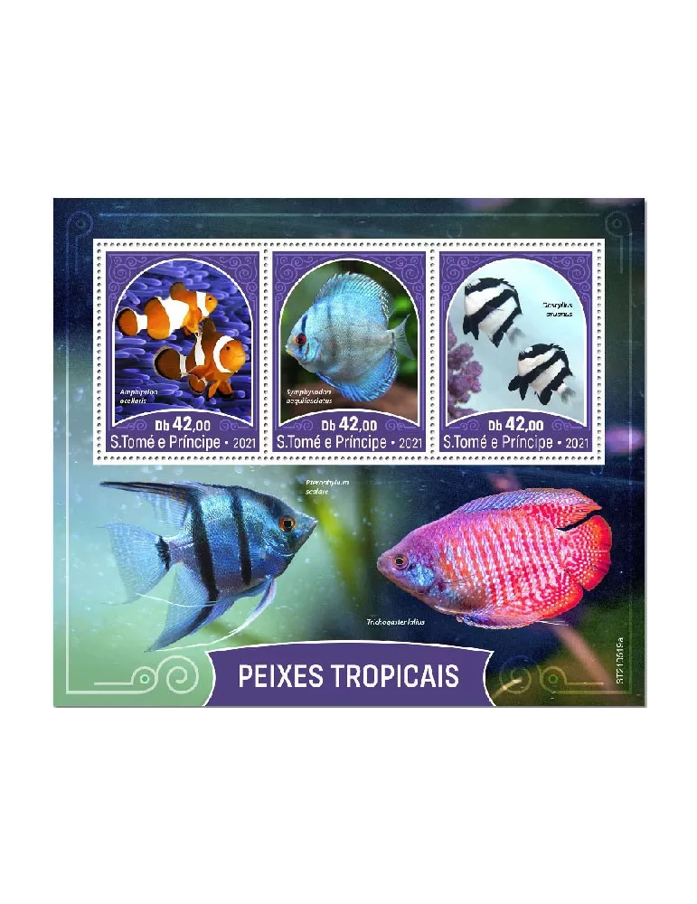 n° 8178/8180 - Timbre SAINT-THOMAS ET PRINCE Poste