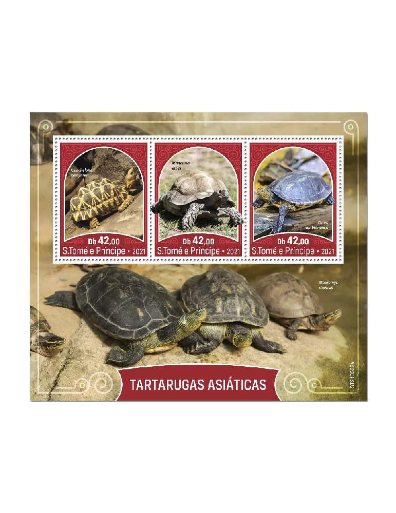 n° 8187/8189 - Timbre SAINT-THOMAS ET PRINCE Poste