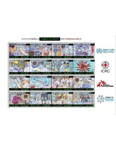 n° 8256/8271 - Timbre SAINT-THOMAS ET PRINCE Poste