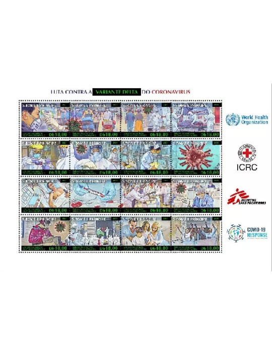 n° 8256/8271 - Timbre SAINT-THOMAS ET PRINCE Poste