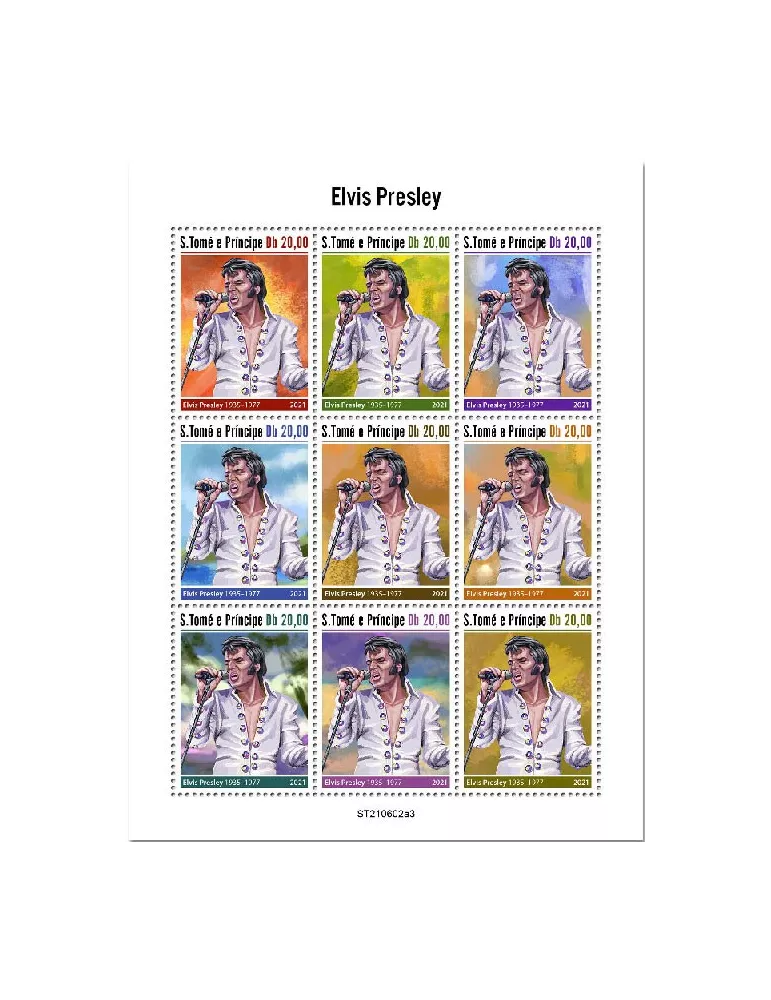 n° 8343/8351 - Timbre SAINT-THOMAS ET PRINCE Poste