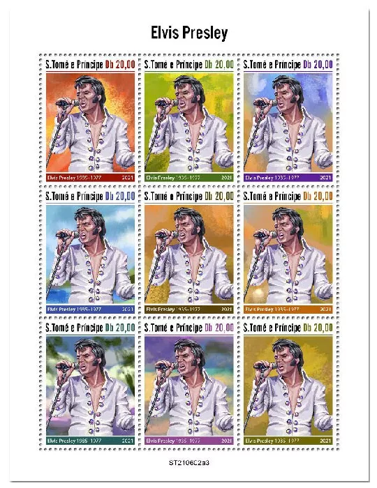 n° 8343/8351 - Timbre SAINT-THOMAS ET PRINCE Poste