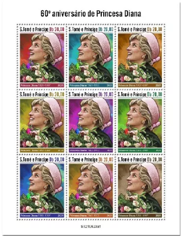 n° 8361/8369 - Timbre SAINT-THOMAS ET PRINCE Poste