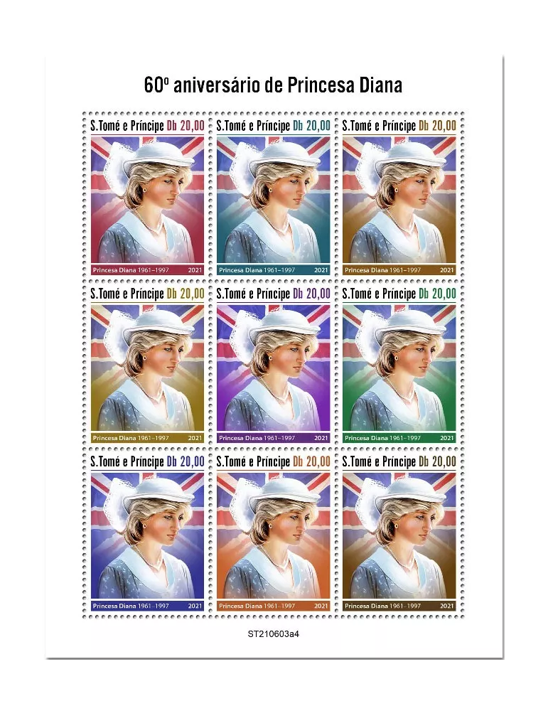 n° 8388/8396 - Timbre SAINT-THOMAS ET PRINCE Poste