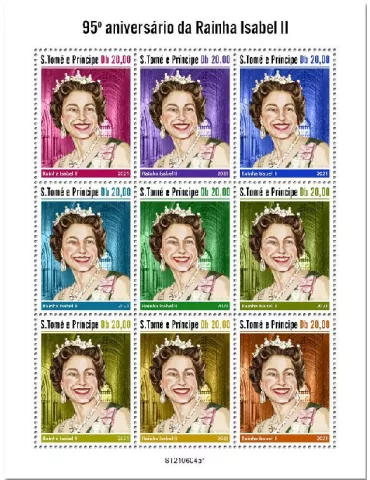 n° 8397/8405 - Timbre SAINT-THOMAS ET PRINCE Poste