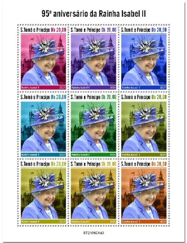 n° 8415/8423 - Timbre SAINT-THOMAS ET PRINCE Poste