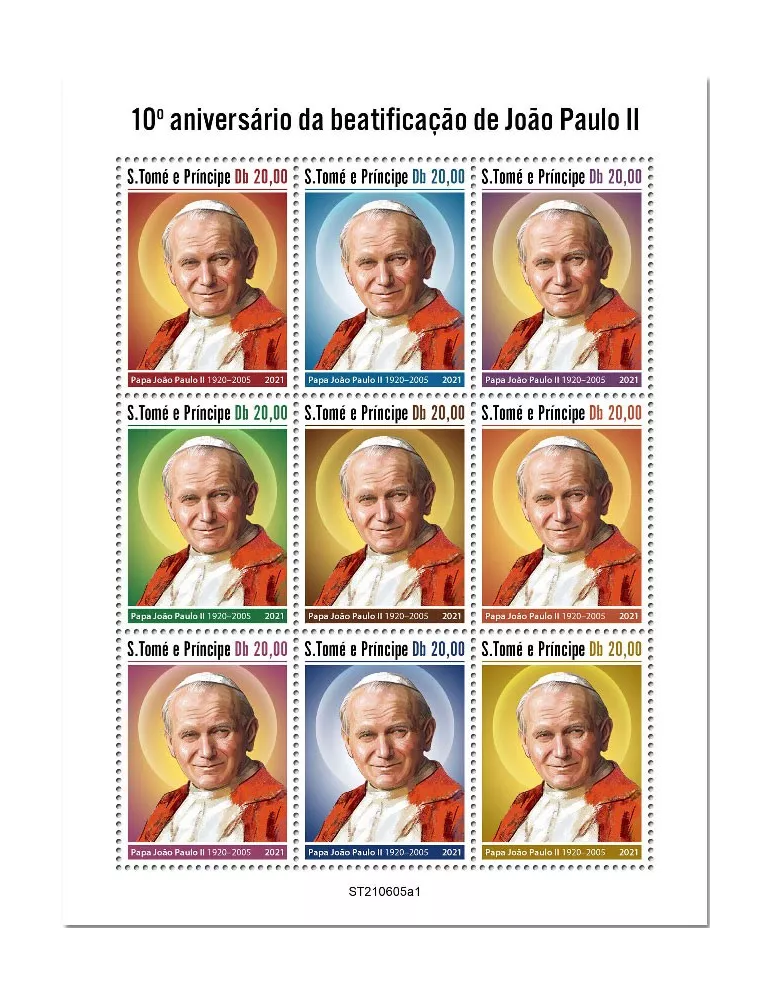 n° 8433/8441 - Timbre SAINT-THOMAS ET PRINCE Poste