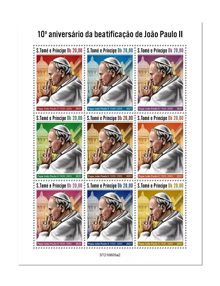 n° 8442/8450 - Timbre SAINT-THOMAS ET PRINCE Poste