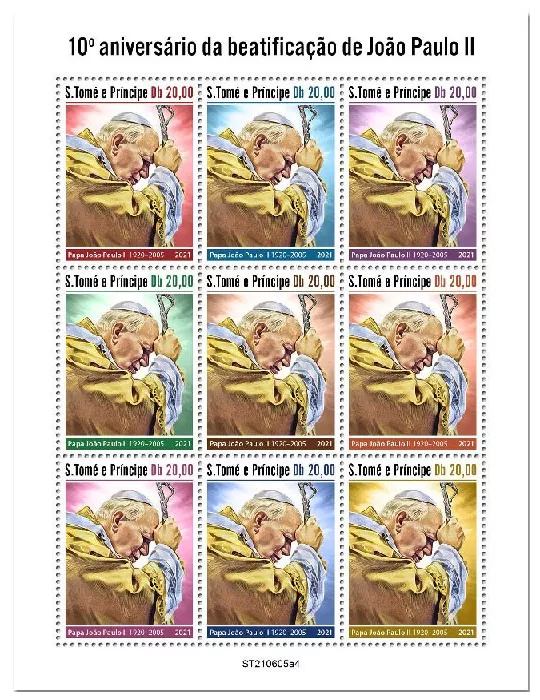 n° 8460/8468 - Timbre SAINT-THOMAS ET PRINCE Poste
