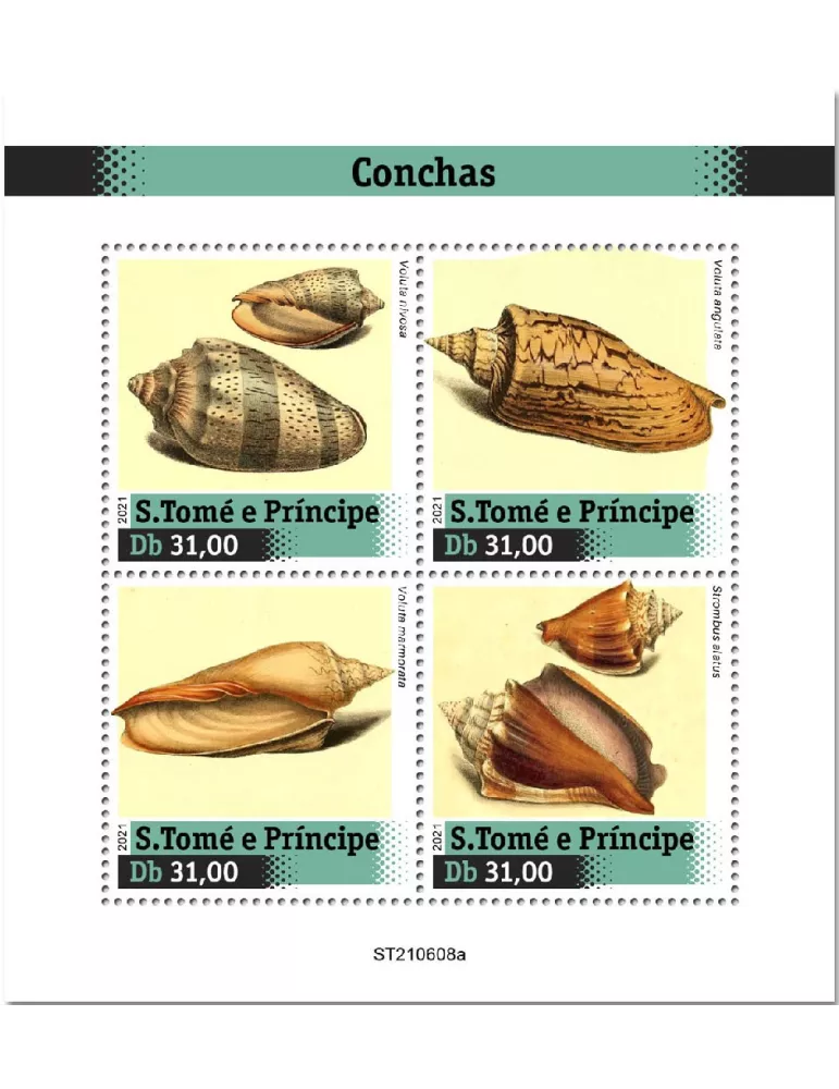 n° 8509/8512 - Timbre SAINT-THOMAS ET PRINCE Poste