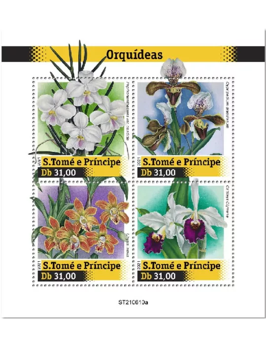n° 8517/8520 - Timbre SAINT-THOMAS ET PRINCE Poste