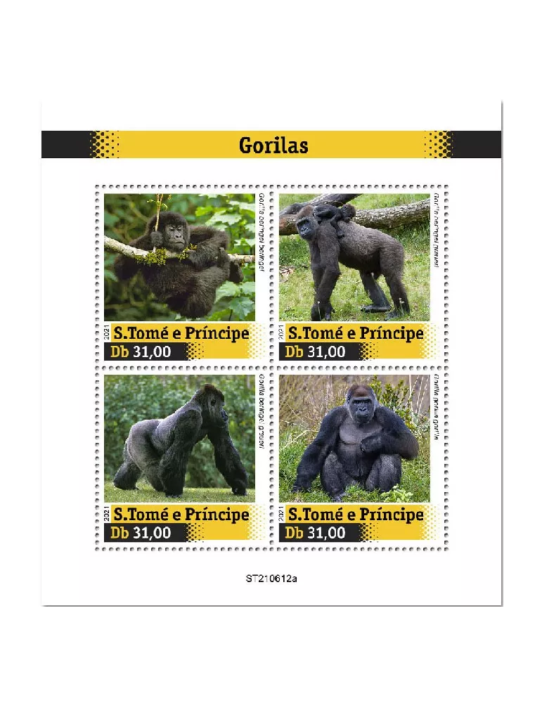 n° 8525/8528 - Timbre SAINT-THOMAS ET PRINCE Poste