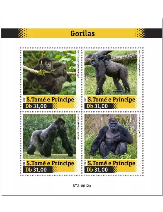 n° 8525/8528 - Timbre SAINT-THOMAS ET PRINCE Poste