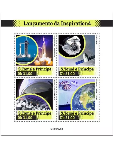 n° 8577/8580 - Timbre SAINT-THOMAS ET PRINCE Poste