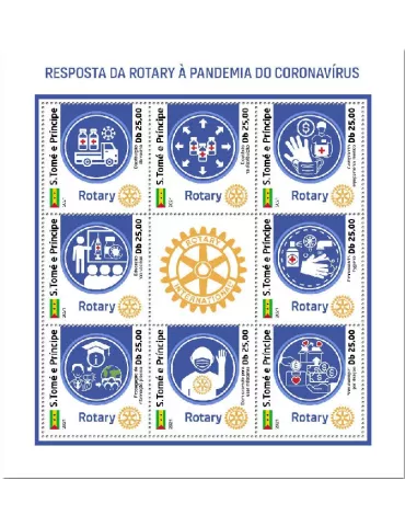 n° 8585/8592 - Timbre SAINT-THOMAS ET PRINCE Poste