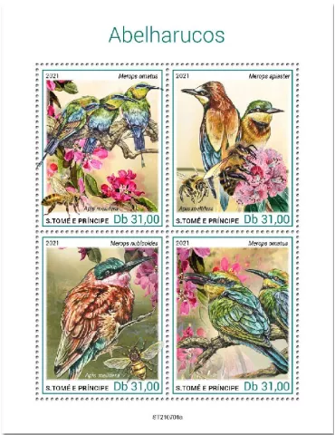 n° 8599/8602 - Timbre SAINT-THOMAS ET PRINCE Poste