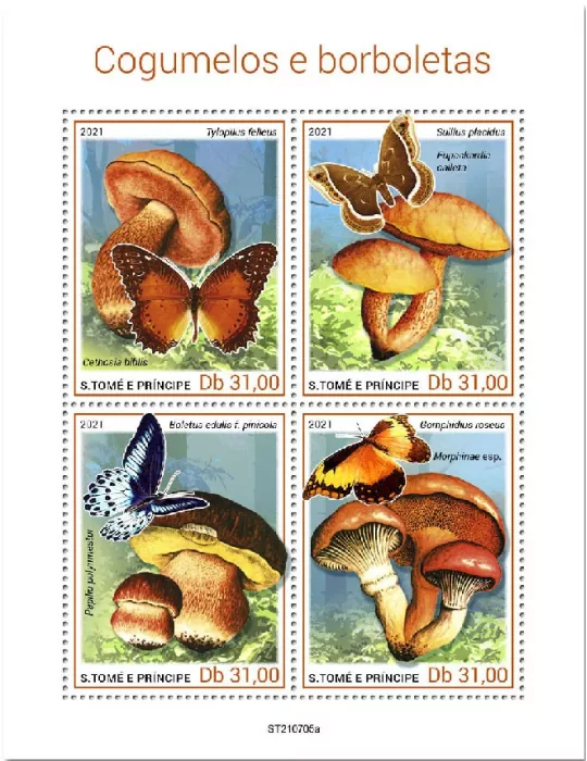 n° 8615/8618 - Timbre SAINT-THOMAS ET PRINCE Poste