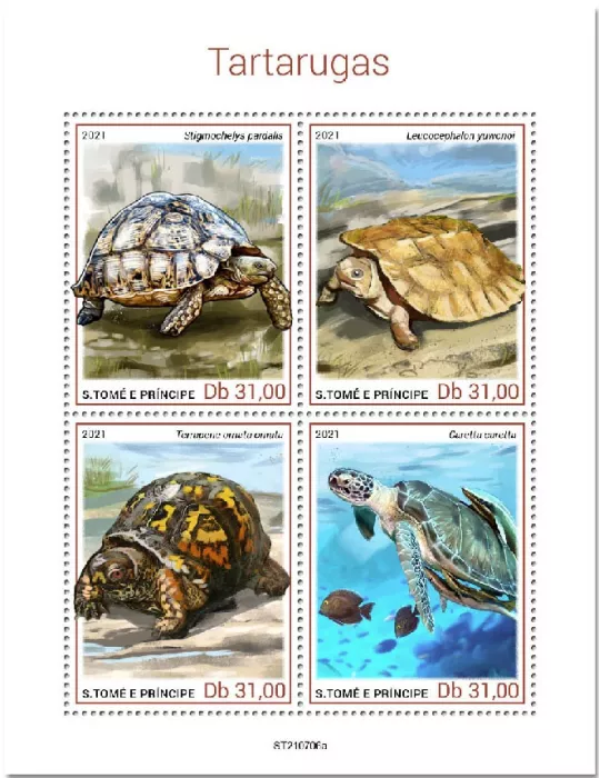 n° 8619/8622 - Timbre SAINT-THOMAS ET PRINCE Poste