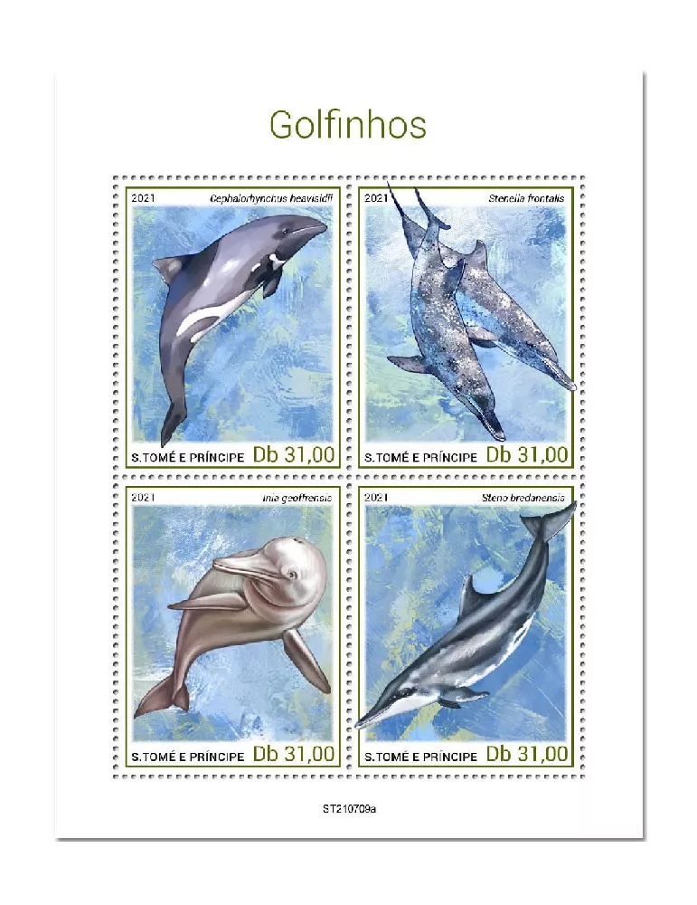 n° 8635/8638 - Timbre SAINT-THOMAS ET PRINCE Poste