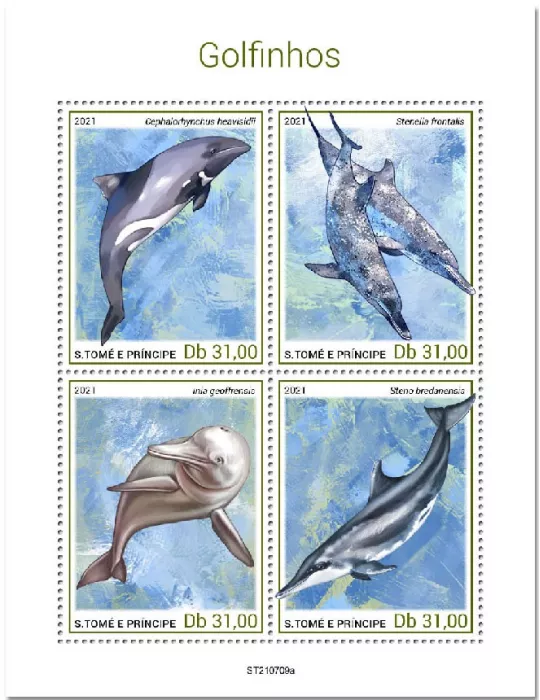 n° 8635/8638 - Timbre SAINT-THOMAS ET PRINCE Poste