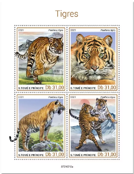 n° 8651/8654 - Timbre SAINT-THOMAS ET PRINCE Poste