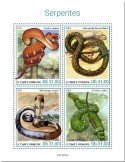 n° 8655/8658 - Timbre SAINT-THOMAS ET PRINCE Poste