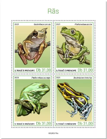 n° 8659/8662 - Timbre SAINT-THOMAS ET PRINCE Poste