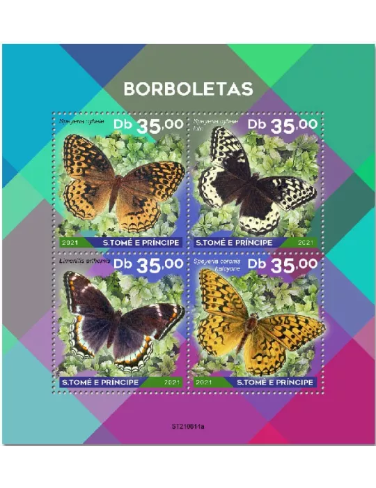 n° 8763/8766 - Timbre SAINT-THOMAS ET PRINCE Poste