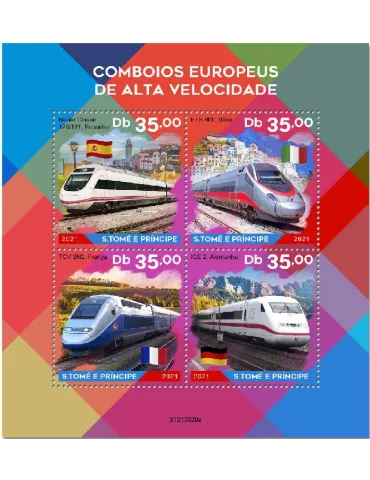 n° 8787/8790 - Timbre SAINT-THOMAS ET PRINCE Poste