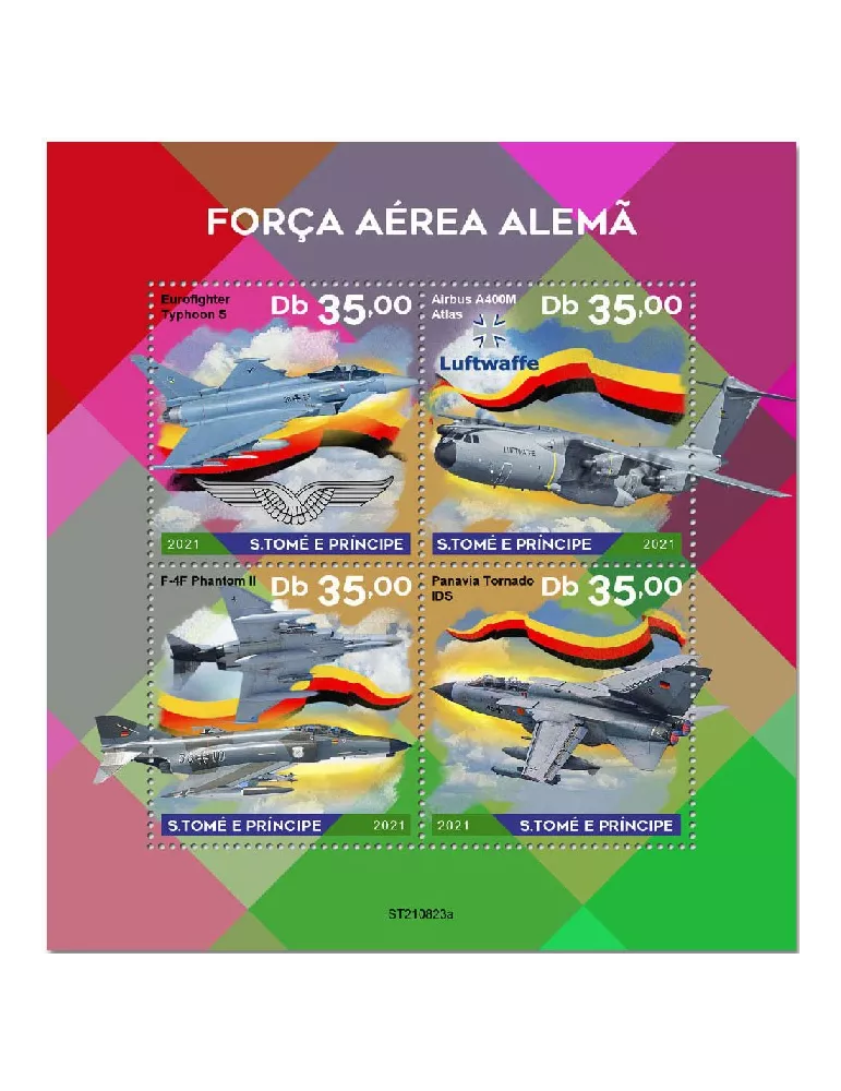 n° 8799/8802 - Timbre SAINT-THOMAS ET PRINCE Poste