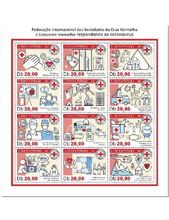 n° 8817/8828 - Timbre SAINT-THOMAS ET PRINCE Poste