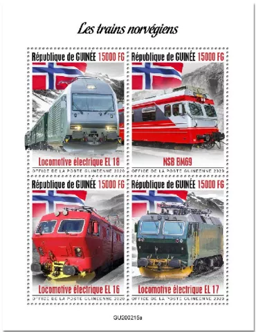 n° 10424/10427 - Timbre GUINEE Poste