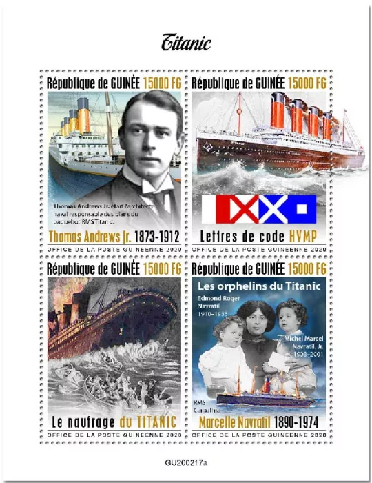 n° 10432/10435 - Timbre GUINEE Poste