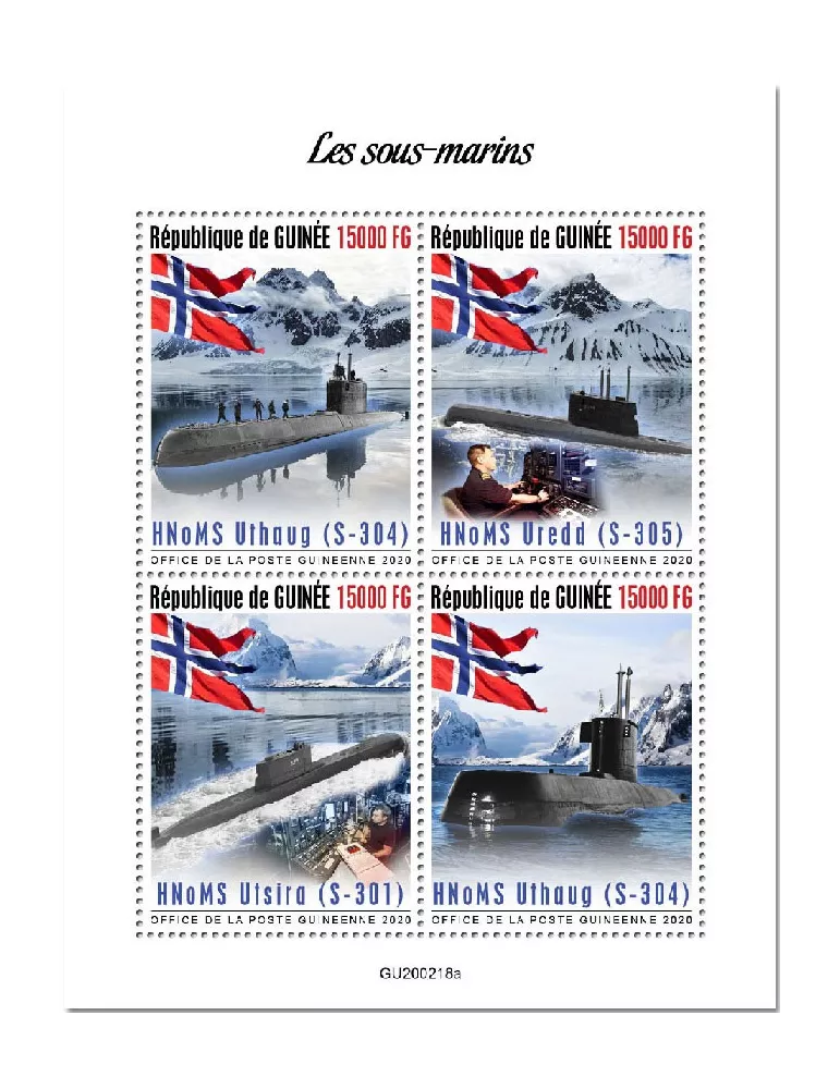 n° 10436/10439 - Timbre GUINEE Poste