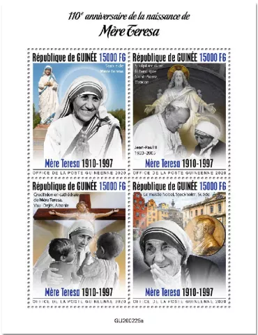 n° 10466/10469 - Timbre GUINEE Poste