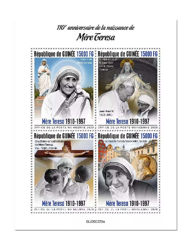 n° 10466/10469 - Timbre GUINEE Poste