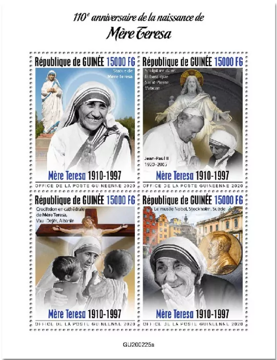 n° 10466/10469 - Timbre GUINEE Poste