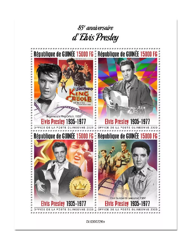 n° 10470/10473 - Timbre GUINEE Poste