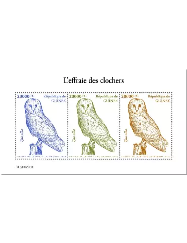 n° 10498/10501 - Timbre GUINEE Poste