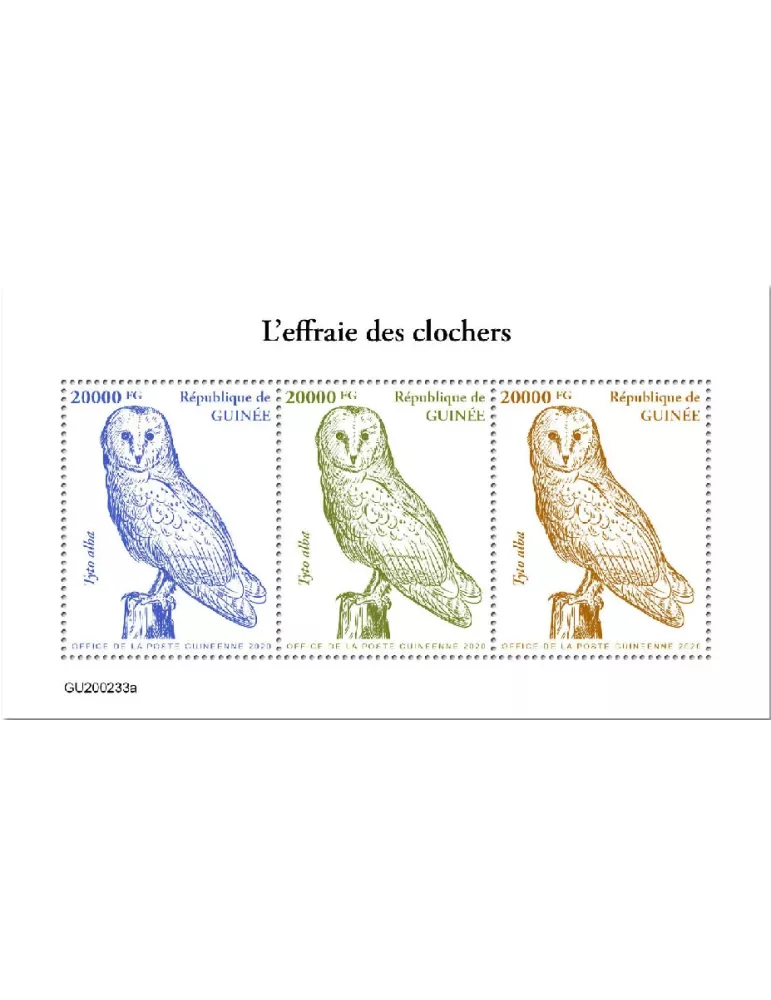 n° 10498/10501 - Timbre GUINEE Poste