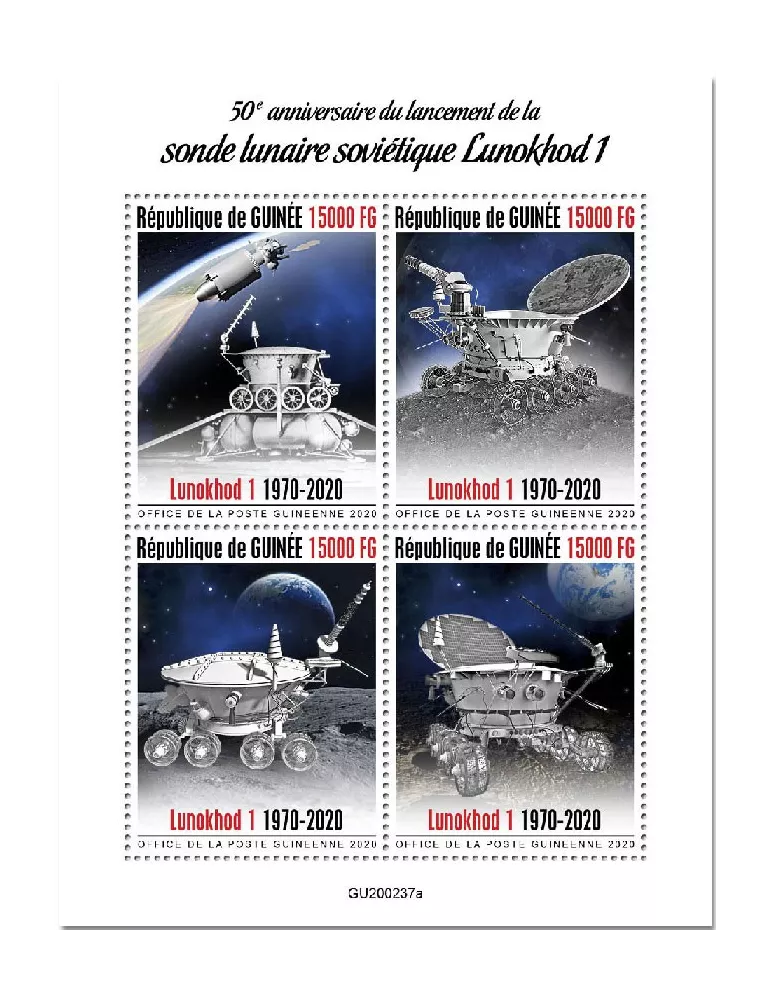 n° 10518/10521 - Timbre GUINEE Poste