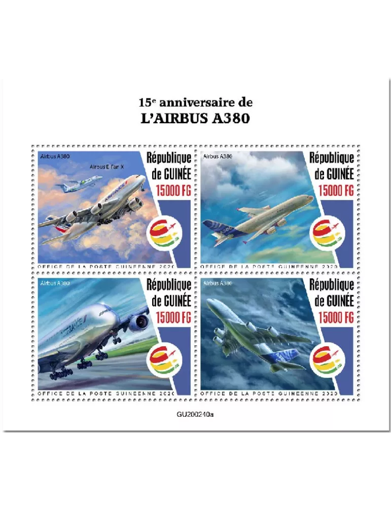 n° 10530/10533 - Timbre GUINEE Poste