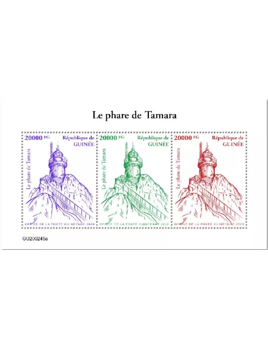 n° 10550/10552 - Timbre GUINEE Poste