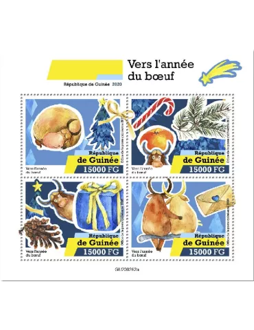 n° 10703/10706 - Timbre GUINEE Poste