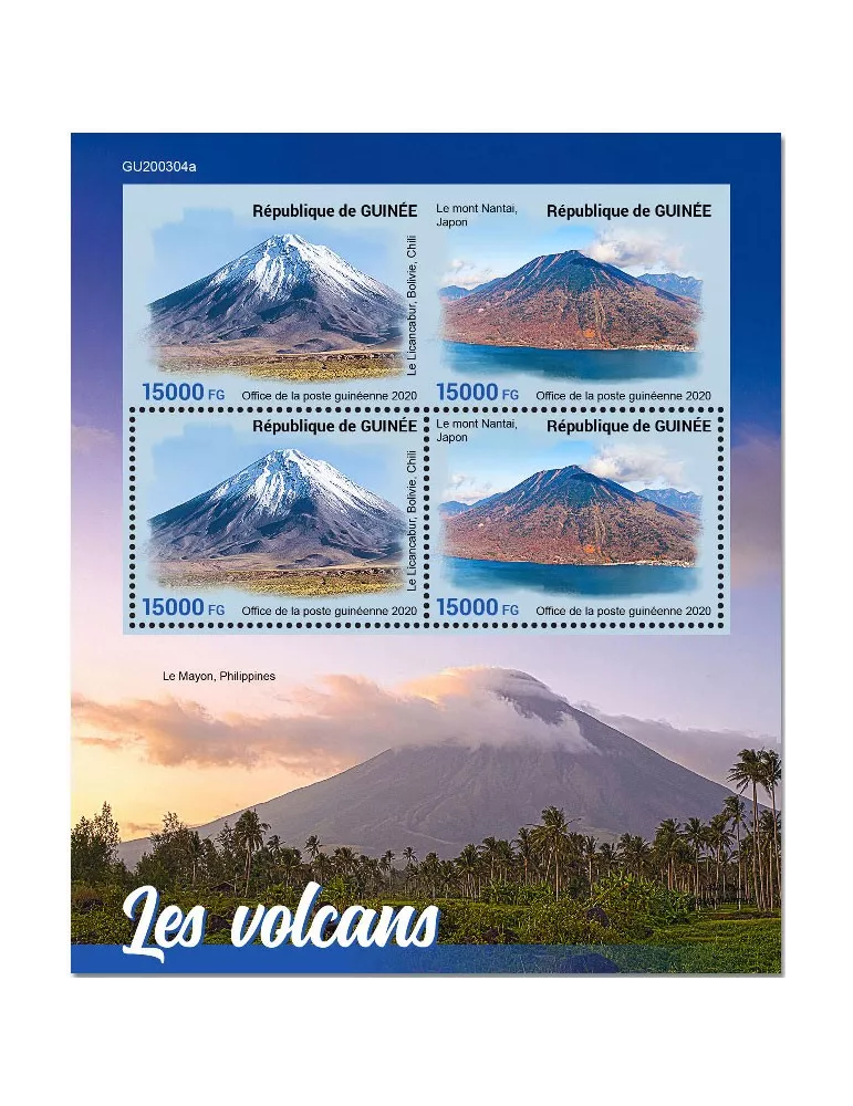 n° 10744/10745 - Timbre GUINEE Poste
