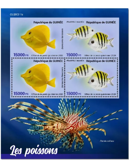 n° 10758/10758 - Timbre GUINEE Poste