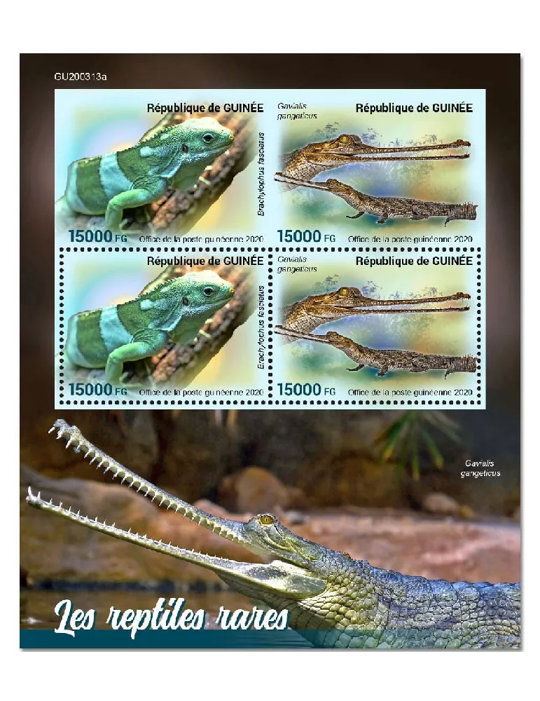n° 10762/10763 - Timbre GUINEE Poste