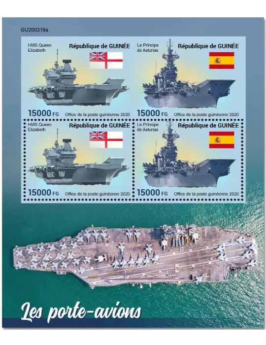 n° 10774/10775 - Timbre GUINEE Poste